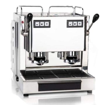 Machine à expresso Spinel Minimini Inox 2 groupes XL - machine à café pour dosettes E.S.E