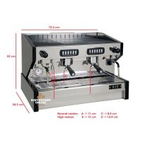 Machine à café à tamis SAB Prestige automatica 2 groupes Gastronomie